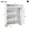 okwish Schuhschrank Schuhbank mit 3 Klappen, 1 Schublade Produktbild-Vorschau 7