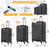 KESSER® Set da viaggio composto da 3 valigie rigide, taglie Anteprima dell’immagine prodotto 2