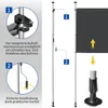 LEADZM Tenda da sole verticale a molla, 120x270x(210-310) Anteprima dell’immagine prodotto 3