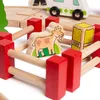 Bigjigs Rail Chemin de fer en bois avec route de campagne Voir les images du produit 7