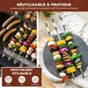 Jeu de 6 brochettes bremermann avec 2 supports, Voir les images du produit 3