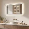 ARTFORMA LED Badspiegel rechteckig 120x70 cm silber mit Produktbild-Vorschau 1