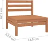 vidaXL set salotto da giardino 4 pezzi in legno di pino Anteprima dell’immagine prodotto 7