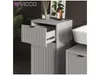 Badschrank Vicco Eliza Grau 40 x 87 cm mit Tür und Produktbild-Vorschau 5