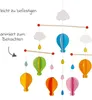 goki 52877 Mobile Heißluftballons 35 x 53 cm, Holz, bunt Produktbild-Vorschau 2