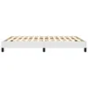 vidaXL Bettgestell Weiß 140x200 cm Kunstleder Produktbild-Vorschau 5