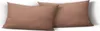 2er Set Kissenbezug Kissenhülle Kopfkissen 40x80cm beige Produktbild-Vorschau 1