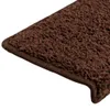 vidaXL Rohožky 15 kusů 65x21x4 cm Hnědá Obdélníkový okraj Náhled obrázku produktu 6