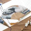 Elégant éventail pliant rétro d'inspiration japonaise en Voir les images du produit 6