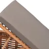 Lettino prendisole con cuscino grigio scuro in legno Anteprima dell’immagine prodotto 5