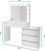 Schminktisch Mit Spiegel Mit Beleuchtung 12X Led Betib Produktbild-Vorschau 5