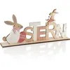 com-four® 16x Deko Aufsteller für Ostern - Schriftzug mit Produktbild-Vorschau 8