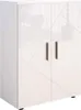 Vicco Midischrank Irma, 60 x 81 cm, Weiß Hochglanz/Weiß Produktbild-Vorschau 1