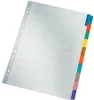 Leitz 43210000, Leerer Registerindex, Karton, Mehrfarbig, Produktbild-Vorschau 2