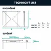 Stropní věšák na prádlo Foxydry Mini 128 cm šetří místo Náhled obrázku produktu 10