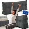 ELONEO Coussin dorsal 140 cm de large, coussin en forme de Voir les images du produit 1