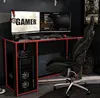 Moderner Gaming Schreibtisch 120x76x54 cm für 2 Monitore Produktbild-Vorschau 3