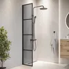 Duschwand Essos 40 x 200cm - Grauglass - Glas Produktbild-Vorschau 1