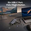 Rapoo USB-C Multiport Adapter 6-in-1, grau Produktbild-Vorschau 7