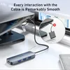 BENFEI Hubs USB C auf Gigabit Ethernet Adapter mit 3 Port Produktbild-Vorschau 3