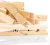 com-four® 80x Wäscheklammern XL aus Holz - Holzklammern aus Produktbild-Vorschau 4