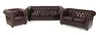 Exklusiver Chesterfield Sessel Dunkelbraun, Premium Produktbild-Vorschau 3