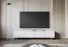 A modern living room setup featuring a TV stand with a TV and soundbar. Podgląd zdjęcia produktu