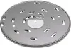 A close-up, top-down view of a silver metal disc with many small, oval-shaped slots. Podgląd zdjęcia produktu