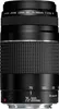 A close-up studio shot of a Canon EF 75-300mm telephoto zoom lens. Produktbild-Vorschau