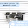3er Set Edelstahlnapf zum Einhängen 0,15 L mit Produktbild-Vorschau 4