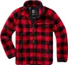 A red and black plaid fleece jacket. Produktbild-Vorschau