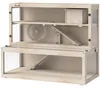 PawHut Hamsterkäfig aus Holz 100 x 50 x 84 cm Nagerkäfig 3 Produktbild-Vorschau 1