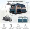 Tente COSTWAY pour 4-6 personnes, tente de camping avec Voir les images du produit 2