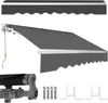 Fiqops tenda da sole tenda da sole a braccio pieghevole Anteprima dell’immagine prodotto 1