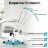 Bürostuhl ergonomisch mit Mesh-Rückenlehne, 90° klappbare Produktbild-Vorschau 7