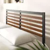 Kopfteil mit horizontalen Holzleisten – luftiges Design für ein natürliches und elegantes Ambiente.
 Produktbild-Vorschau