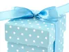 Blaue gepunktete Geschenkboxen 10 Stück Produktbild-Vorschau 3