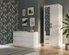 Topeshop ROMANA 80 BIEL L, Weiß, Garderobe, 5 Regale, 2 Produktbild-Vorschau 4