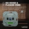 Ledvion LED Dimmer Schalter 250W 240V weiß Abdeckrahmen Produktbild-Vorschau 6