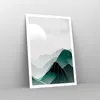 Poster - Poster ohne Rahmen - Abstraktion Berge Stück - Produktbild-Vorschau 7