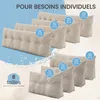 ELONEO Coussin dorsal 90 cm de large, coussin en forme de Voir les images du produit 7
