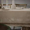 Tischdecke Rechteckig Leinenoptik Stickerei, Tischtuch Produktbild-Vorschau 9
