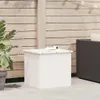 vidaXL Außenlagerbox Weiß 55 x 50,5 x 50 cm Stahl Produktbild-Vorschau 2