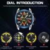 Zegarek męski MEGIR 2144, wielofunkcyjny chronograf, modny Podgląd zdjęcia produktu 10