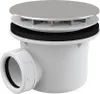 A close-up studio shot of a shower drain assembly. Anteprima dell’immagine prodotto