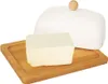 Porzellan-Butterdose Bambus-Küchenbehälter zur Aufbewahrung Produktbild-Vorschau 4