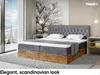 MEBLINI Boxspringbett mit Bettkasten - Gepolstert Produktbild-Vorschau 3