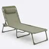 CASABEL Chaise Longue Pliante Verte pour jardin, transat Voir les images du produit 1