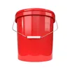 Eimer mit Deckel 16 L | Vorratseimer | Lebensmittelecht Rot Produktbild-Vorschau 3