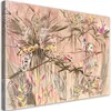 Leinwandbild affen im dschungel 120x80 cm Feeby rosa Produktbild-Vorschau 1